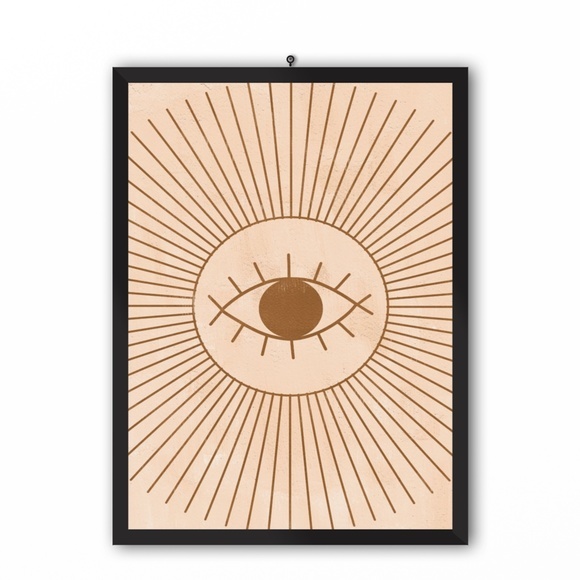 Wall Art Bohemian Celestial Print Poster Illustration Unframed - Picture 5 of 6